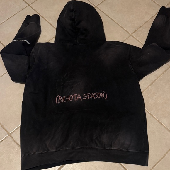 Karol G Bichota Season Bunny Washed Black Hoodie - Picture 6 of 7